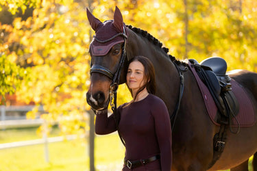 LeMieux Britney Seamless Long Sleeve Top Damson| Online For Equine