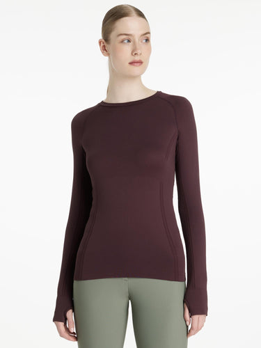 LeMieux Britney Seamless Long Sleeve Top Damson| Online For Equine