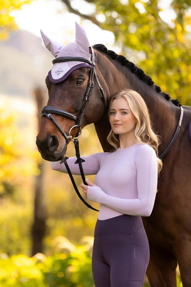 LeMieux Britney Seamless Long Sleeve Top Lilac