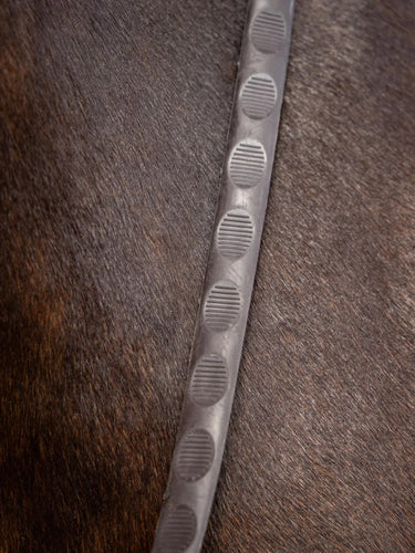 Buy the LeMieux Brown/Brass Magna Grip Rubber Reins | Online for Equine