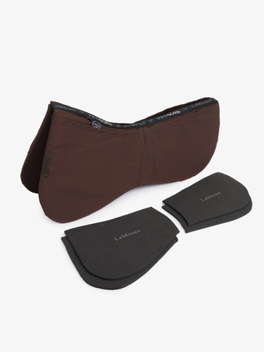 LeMieux Brown ProSorb Plain 2 Pocket Half Pad| Online For Equine