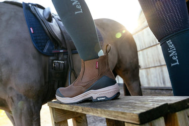 LeMieux Brown Trex Waterproof Chelsea Boots| Online For Equine
