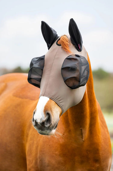 LeMieux Bug Relief Half Mask Walnut| Online For Equine