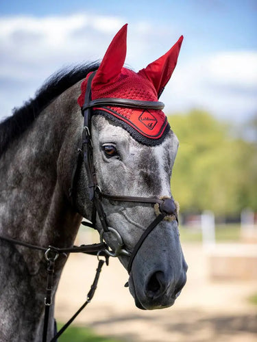 Buy LeMieux Chilli Red Classic Fly Hood | Online for Equine