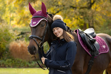 LeMieux Clara Knit Beanie Navy| Online For Equine
