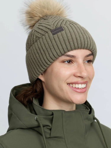 LeMieux Clara Knit Beanie Willow Green| Online For Equine