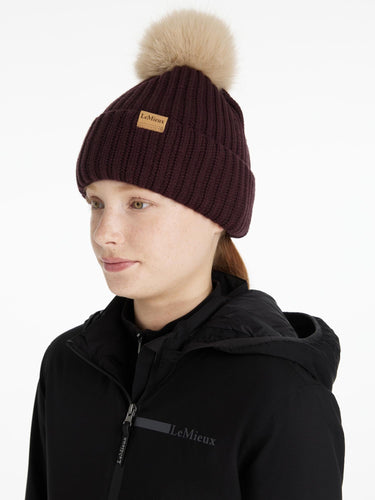 LeMieux Clara Rib Beanie Damson| Online For Equine