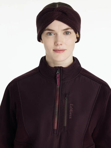LeMieux Clara Rib Knot Headband Damson| Online For Equine