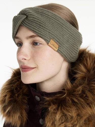 LeMieux Clara Rib Knot Headband Rosemary| Online For Equine