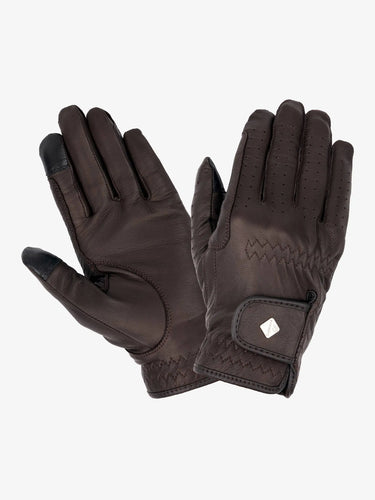 Buy LeMieux Classic Leather Riding Gloves Brown| Online for Equine
