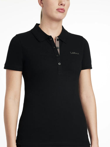LeMieux Classique Polo Shirt Black| Online For Equine