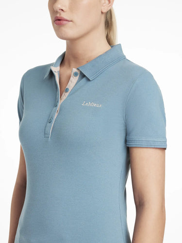 LeMieux Classique Polo Shirt Ice Blue| Online For Equine