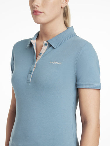 LeMieux Classique Polo Shirt Ice Blue| Online For Equine