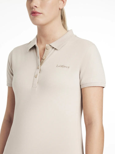 LeMieux Classique Polo Shirt Stone| Online For Equine
