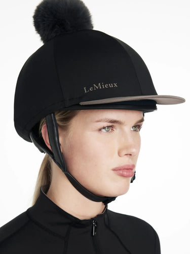LeMieux Classique Pom Hat Silk Black| Online For Equine