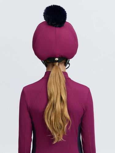 LeMieux Classique Pom Hat Silk Blackberry| Online For Equine