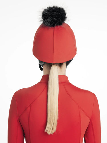 LeMieux Classique Pom Hat Silk Chilli| Online For Equine