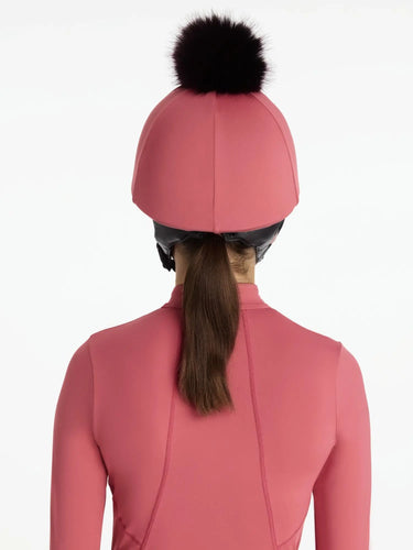 LeMieux Classique Pom Hat Silk Cranberry| Online For Equine