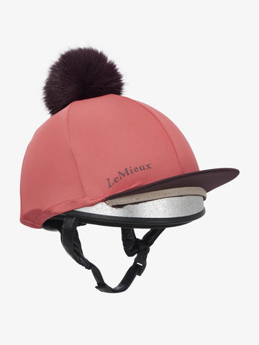 LeMieux Classique Pom Hat Silk Cranberry| Online For Equine