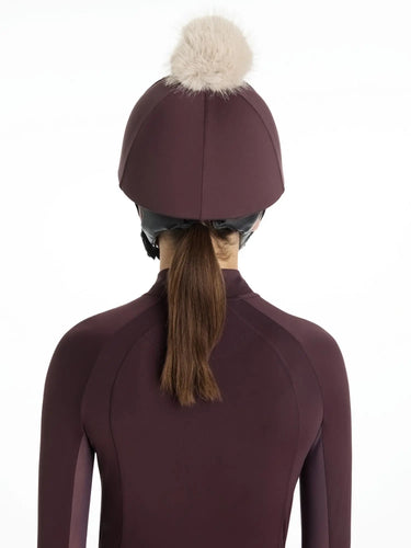 LeMieux Classique Pom Hat Silk Damson| Online For Equine