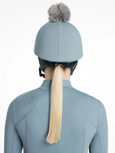 LeMieux Classique Pom Hat Silk Ice Blue| Online For Equine