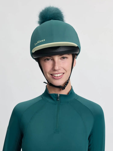LeMieux Classique Pom Hat Silk Jungle| Online For Equine