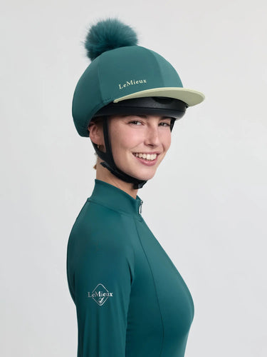 LeMieux Classique Pom Hat Silk Jungle| Online For Equine