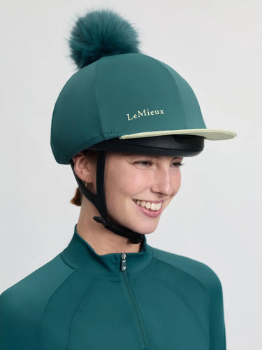 LeMieux Classique Pom Hat Silk Jungle| Online For Equine