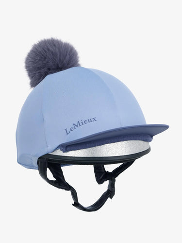 LeMieux Classique Pom Hat Silk Powder Blue| Online For Equine