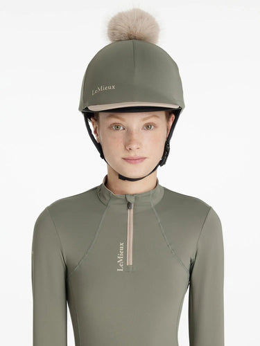 LeMieux Classique Pom Hat Silk Rosemary| Online For Equine
