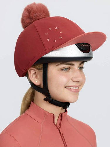 LeMieux Classique Pom Hat Silk Russet| Online For Equine