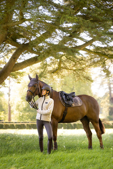LeMieux Cocoa Heritage Check Jump Square Cocoa| Online For Equine