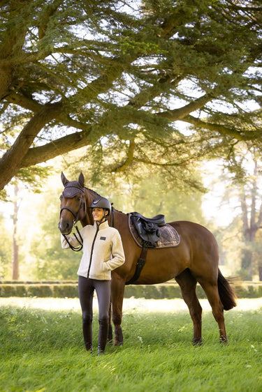 LeMieux Cocoa Heritage Check Jump Square Cocoa| Online For Equine