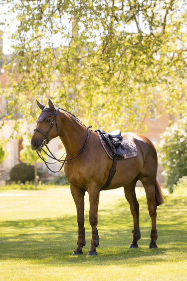 LeMieux Cocoa Heritage Check Jump Square Cocoa| Online For Equine