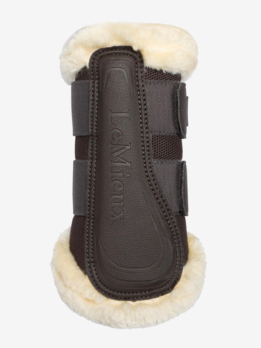 LeMieux Cocoa Heritage Fleece Edged Brushing Boot Cocoa| Online For Equine