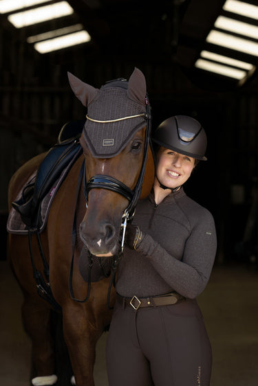 LeMieux Cocoa Heritage Fly Hood Cocoa| Online For Equine