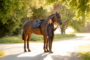 LeMieux Cocoa Heritage Herringbone Dressage Square Cocoa| Online For Equine