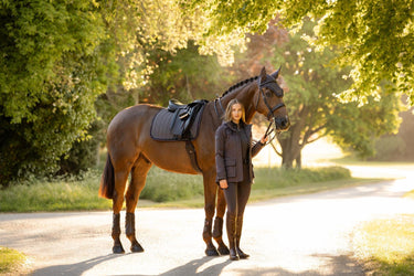 LeMieux Cocoa Heritage Herringbone Dressage Square Cocoa| Online For Equine