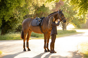 LeMieux Cocoa Heritage Herringbone Dressage Square Cocoa| Online For Equine