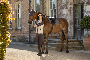 LeMieux Cocoa Heritage Herringbone Jump Square Cocoa| Online For Equine