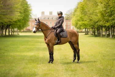 LeMieux Cocoa Heritage Herringbone Jump Square Cocoa| Online For Equine
