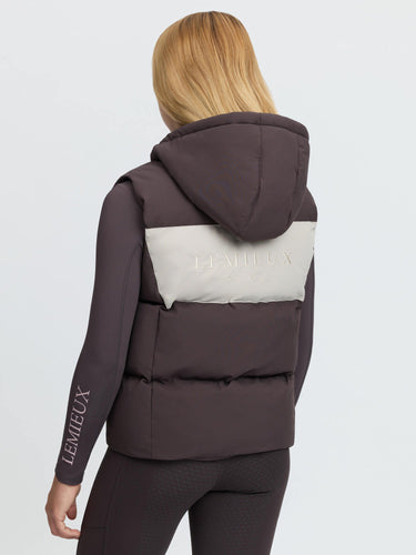 LeMieux Cocoa Young Rider Joey Hooded Gilet Cocoa| Online For Equine