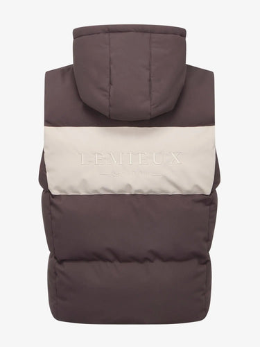LeMieux Cocoa Young Rider Joey Hooded Gilet Cocoa| Online For Equine