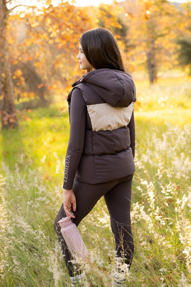 LeMieux Cocoa Young Rider Joey Hooded Gilet Cocoa| Online For Equine