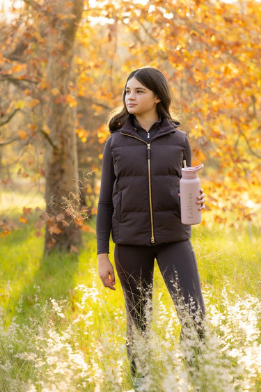 LeMieux Cocoa Young Rider Joey Hooded Gilet Cocoa| Online For Equine