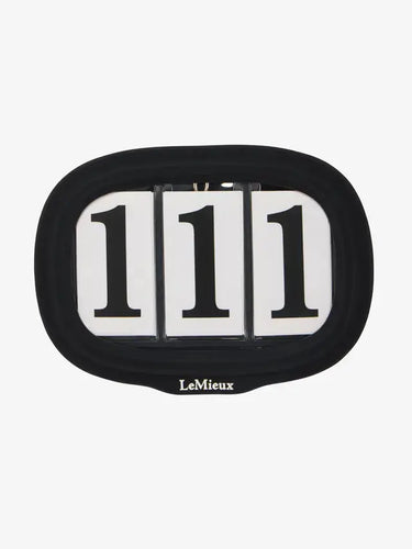 LeMieux Competition Bridle Number Holder Black