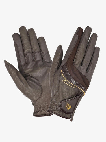 LeMieux Competition Gloves Brown