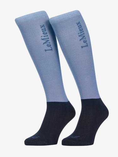 LeMieux Competition Socks 2 Pack Powder Blue| Online For Equine