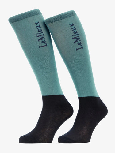 LeMieux Competition Socks 2 pack Aloe| Online For Equine