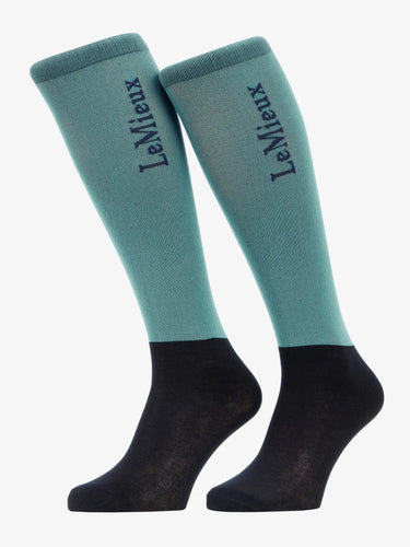 LeMieux Competition Socks 2 pack Aloe| Online For Equine